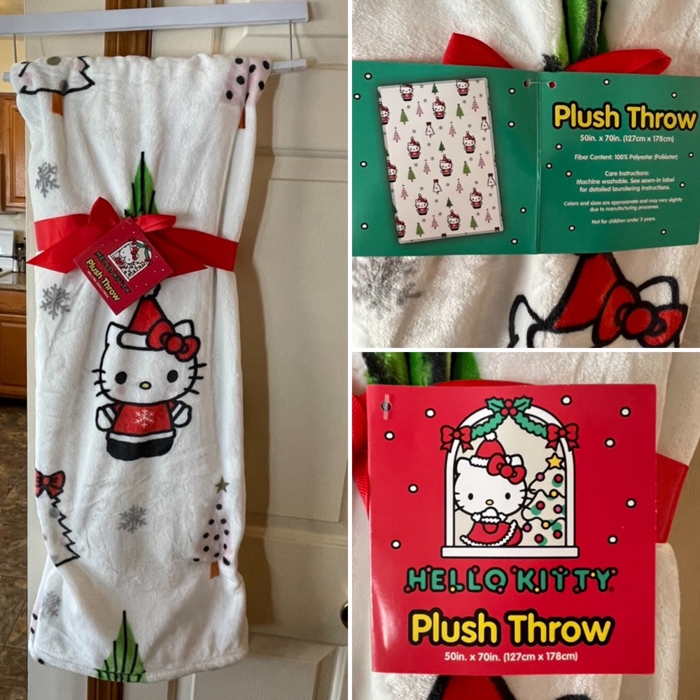 🎀 Hello Kitty Tiktok Viral Christmas Blanket 🎀